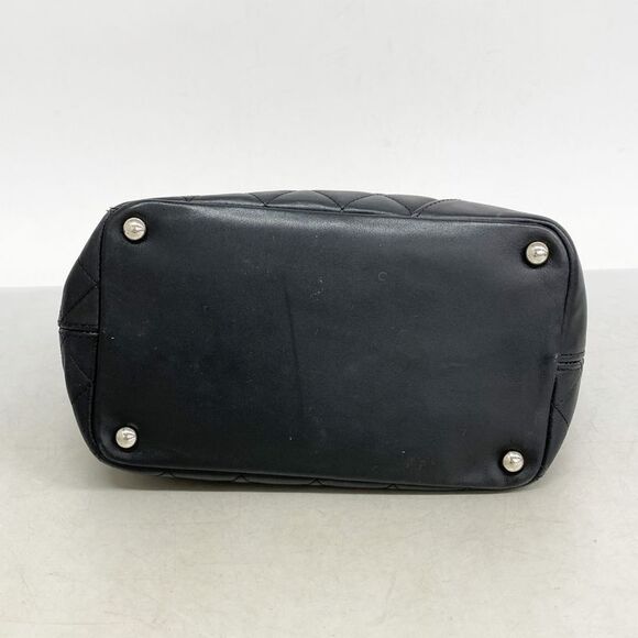 Chanel Tote Bag Cambon Lambskin Black Silver Hardware Women - Picture 3 of 10